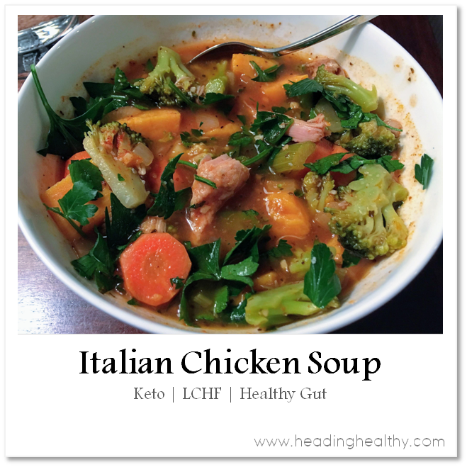 Robust Italian Chicken and Vegetable Soup Heading Healthy